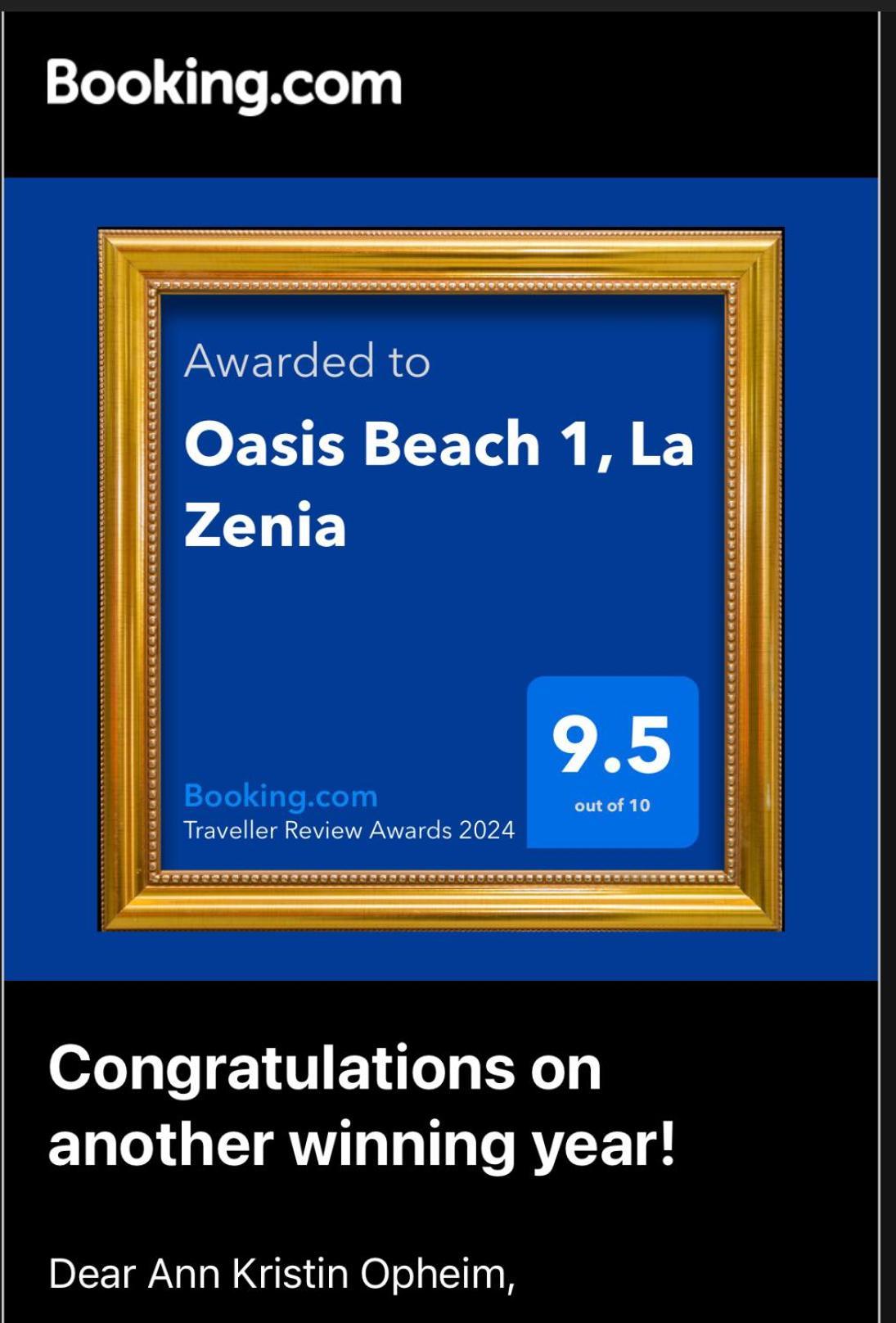 奥里韦拉Oasis Beach 1, La Zenia公寓 外观 照片